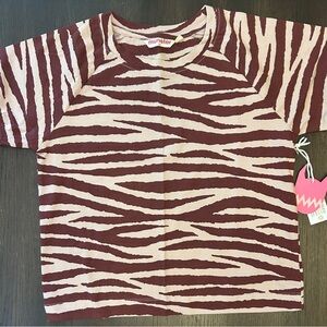 Munster Kids Zebra Striped T-Shirt